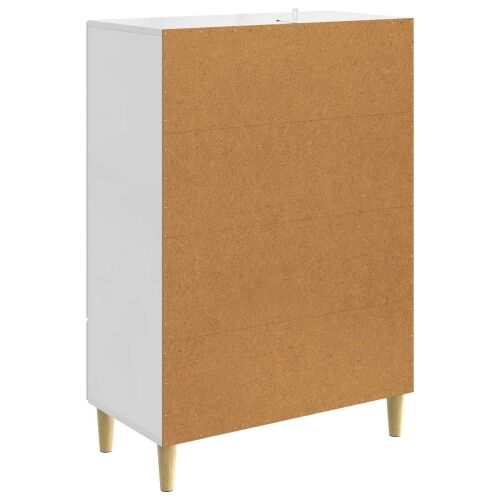 Kreveta Bijela visokog sjaja 66 x 34,5 x 95 cm - Bijela visokog sjaja Cijena