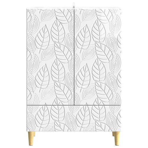 Kreveta Bijela visokog sjaja 66 x 34,5 x 95 cm - Bijela visokog sjaja Cijena