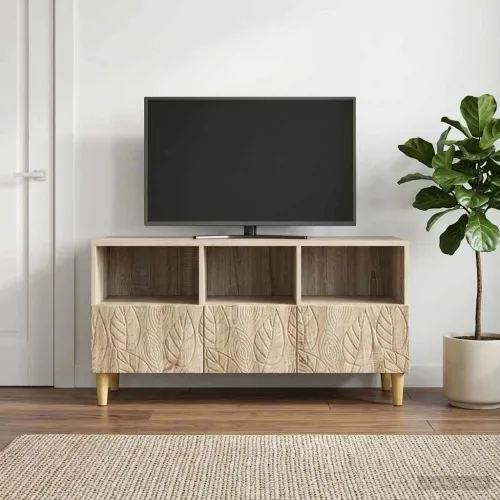 TV ormar 102 x 34,5 x 50 cm Hrast sonoma Konstruirano drvo - Hrast sonoma Cijena