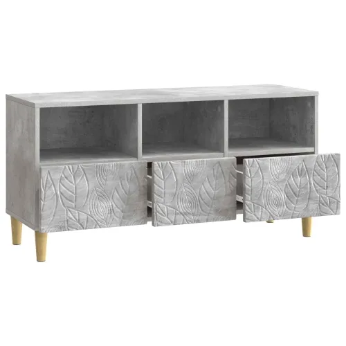 TV ormar 102 x 34,5 x 50 cm Betonska siva Konstruirano drvo - Betonska siva Cijena
