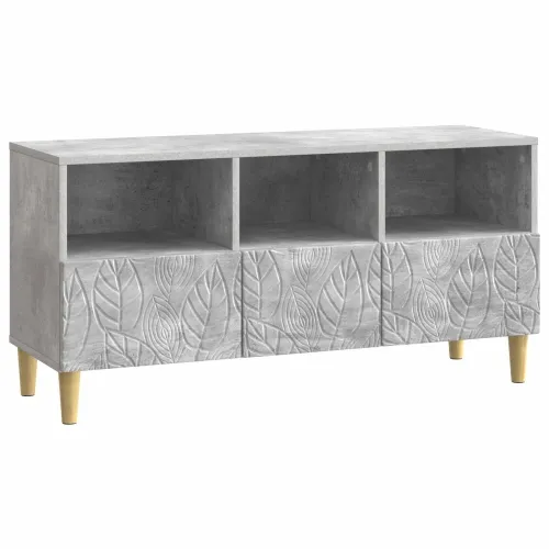 TV ormar 102 x 34,5 x 50 cm Betonska siva Konstruirano drvo - Betonska siva Cijena