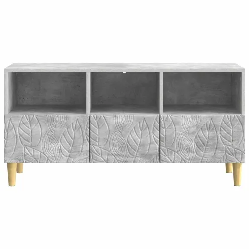 TV ormar 102 x 34,5 x 50 cm Betonska siva Konstruirano drvo - Betonska siva Cijena