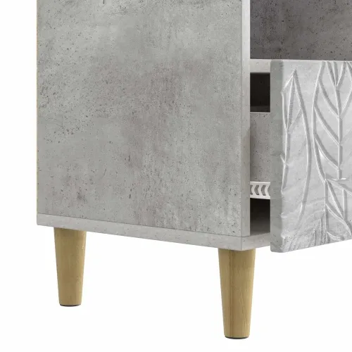 TV ormar 102 x 34,5 x 50 cm Betonska siva Konstruirano drvo - Betonska siva Cijena
