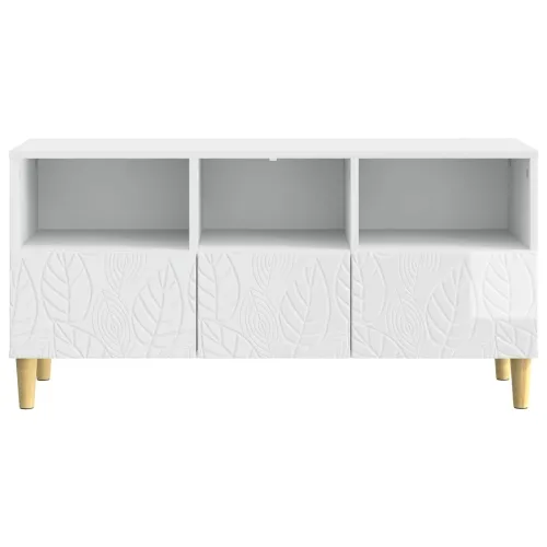 TV ormar 102 x 34,5 x 50 cm Bijela visokog sjaja - Bijela visokog sjaja Cijena