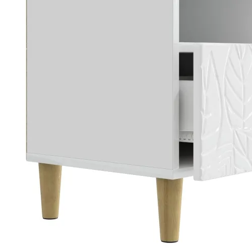 TV ormar 102 x 34,5 x 50 cm Bijela visokog sjaja - Bijela visokog sjaja Cijena