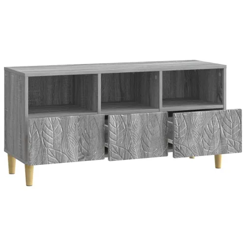 TV ormar 102 x 34,5 x 50 cm Siva Sonoma Konstruirano drvo - Siva Sonoma Cijena