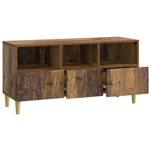 TV ormar 102 x 34,5 x 50 cm Staro drvo Konstruirano drvo - Staro drvo Cijena