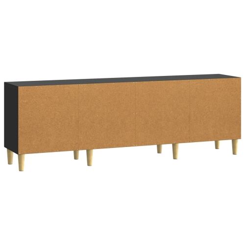 TV ormar 150 x 31 x 50 cm Crna Konstruirano drvo - Crna Cijena