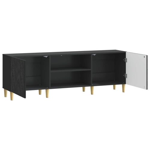 TV ormar 150 x 31 x 50 cm Crna Konstruirano drvo - Crna Cijena