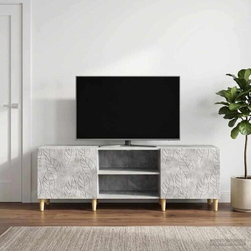 TV ormar 150 x 31 x 50 cm Betonska siva Konstruirano drvo - Betonska siva Cijena