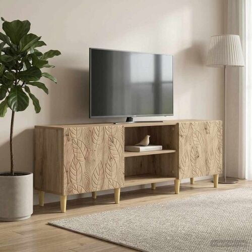 TV ormar 150 x 31 x 50 cm Hrast artisan Konstruirano drvo - Hrast artisan Cijena