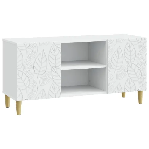 TV ormar 102 x 34,5 x 50 cm Bijela Konstruirano drvo - Bijela Cijena