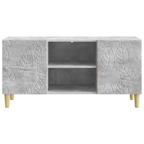 TV ormar 102 x 34,5 x 50 cm Betonska siva Konstruirano drvo - Betonska siva Cijena