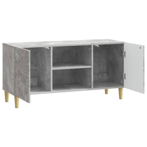 TV ormar 102 x 34,5 x 50 cm Betonska siva Konstruirano drvo - Betonska siva Cijena