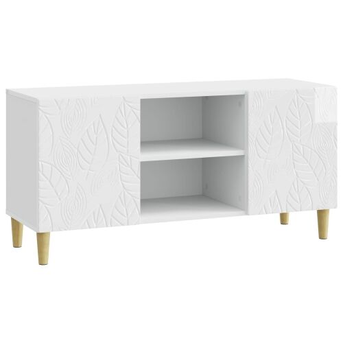 TV ormar 102 x 34,5 x 50 cm Bijela visokog sjaja - Bijela visokog sjaja Cijena
