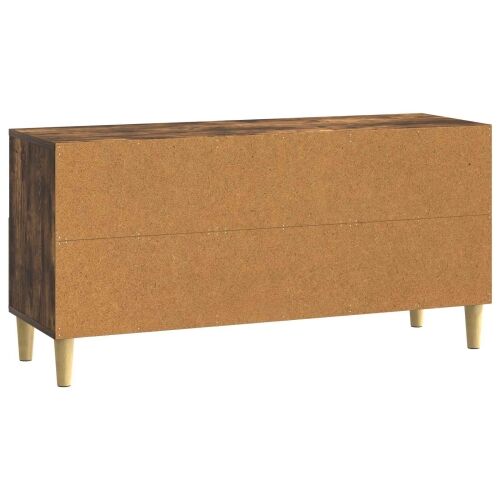 TV ormar 102 x 34,5 x 50 cm Dimljeni hrast Konstruirano drvo - Dimljeni hrast Cijena