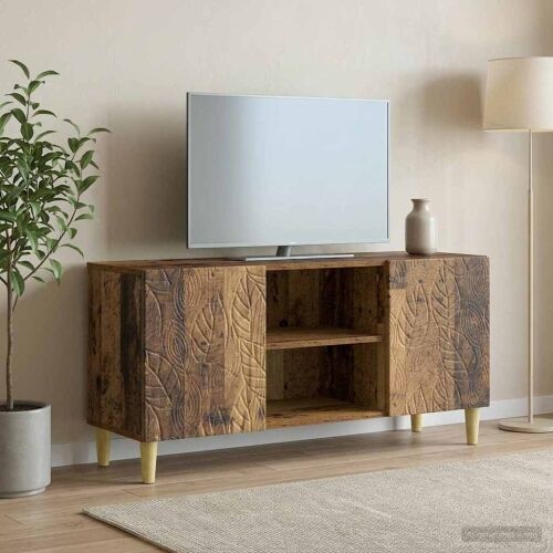 TV ormar 102 x 34,5 x 50 cm Staro drvo Konstruirano drvo - Staro drvo Cijena