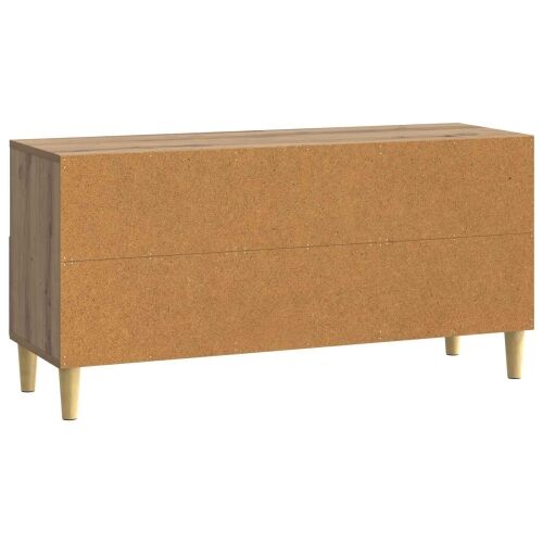 TV ormar 102 x 34,5 x 50 cm Hrast artisan Konstruirano drvo - Hrast artisan Cijena