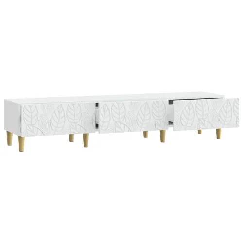 TV ormar 147 x 34,5 x 30 cm Bijela Konstruirano drvo - Bijela Cijena
