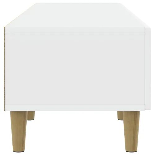 TV ormar 147 x 34,5 x 30 cm Bijela Konstruirano drvo - Bijela Cijena