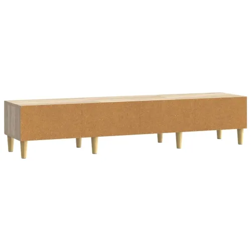 TV ormar 147 x 34,5 x 30 cm Hrast sonoma Konstruirano drvo - Hrast sonoma Cijena