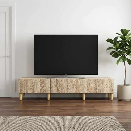 TV ormar 147 x 34,5 x 30 cm Hrast sonoma Konstruirano drvo - Hrast sonoma Cijena