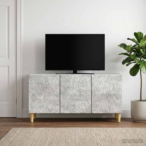 TV ormar 99 x 34,5 x 50 cm Betonska siva Konstruirano drvo - Betonska siva Cijena