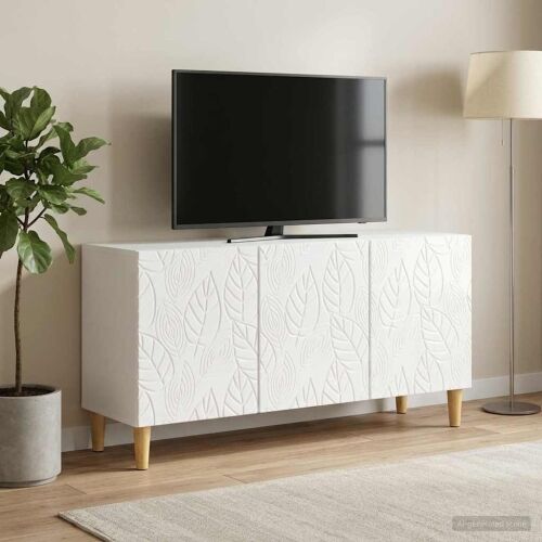 TV ormar 99 x 34,5 x 50 cm Bijela visokog sjaja - Bijela visokog sjaja Cijena