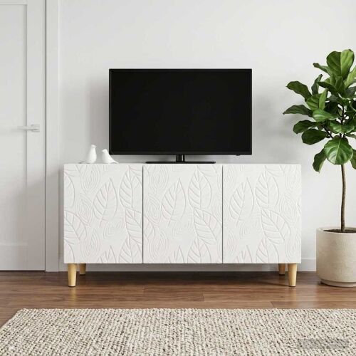 TV ormar 99 x 34,5 x 50 cm Bijela visokog sjaja - Bijela visokog sjaja Cijena
