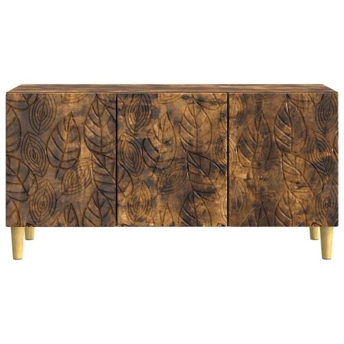 TV ormar 99 x 34,5 x 50 cm Dimljeni hrast Konstruirano drvo - Dimljeni hrast Cijena