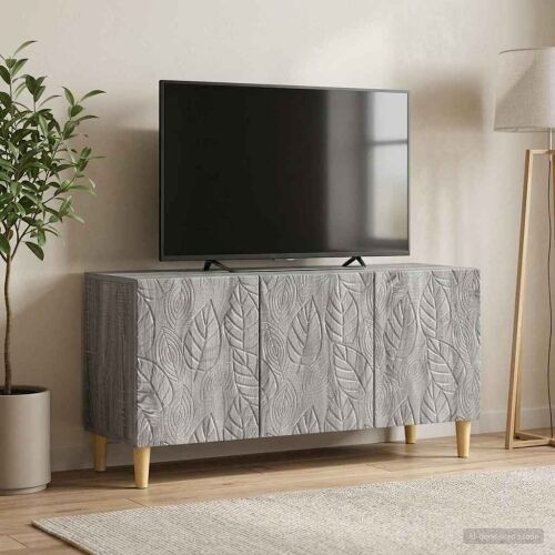 TV ormar 99 x 34,5 x 50 cm Siva Sonoma Konstruirano drvo - Siva Sonoma Cijena