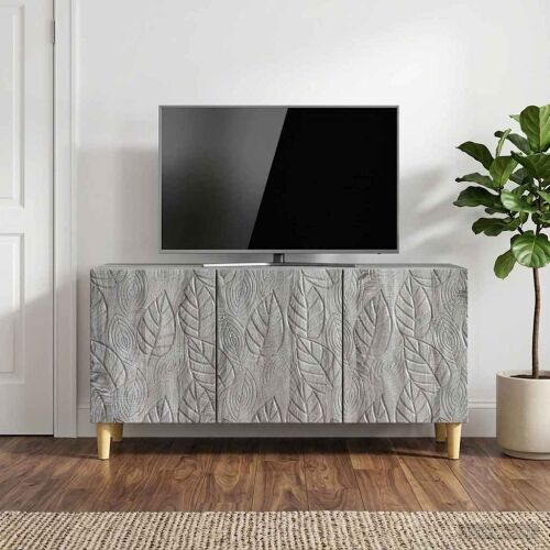 TV ormar 99 x 34,5 x 50 cm Siva Sonoma Konstruirano drvo - Siva Sonoma Cijena