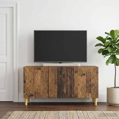 TV ormar 99 x 34,5 x 50 cm Staro drvo Konstruirano drvo - Staro drvo Cijena