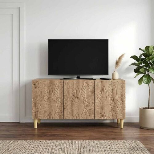 TV ormar 99 x 34,5 x 50 cm Hrast artisan Konstruirano drvo - Hrast artisan Cijena