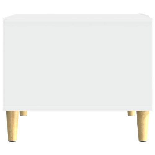 Stolić za kavu Bijela 90 x 50 x 40 cm Konstruirano drvo - Bijela Cijena