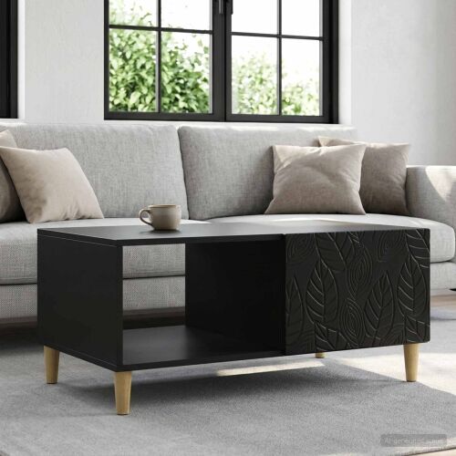 Stolić za kavu Crna 90 x 50 x 40 cm Konstruirano drvo - Crna Cijena
