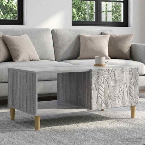 Stolić za kavu Siva Sonoma 90 x 50 x 40 cm Konstruirano drvo - Siva Sonoma Cijena