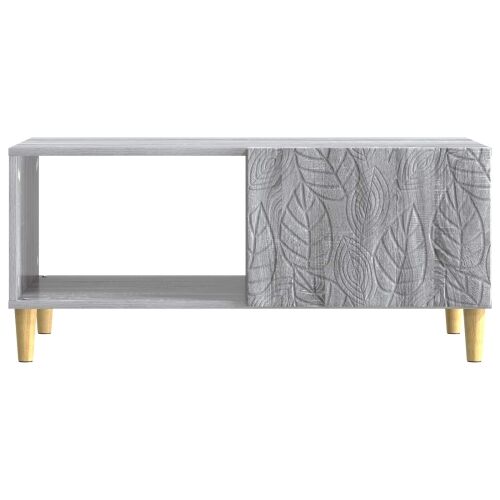 Stolić za kavu Siva Sonoma 90 x 50 x 40 cm Konstruirano drvo - Siva Sonoma Cijena