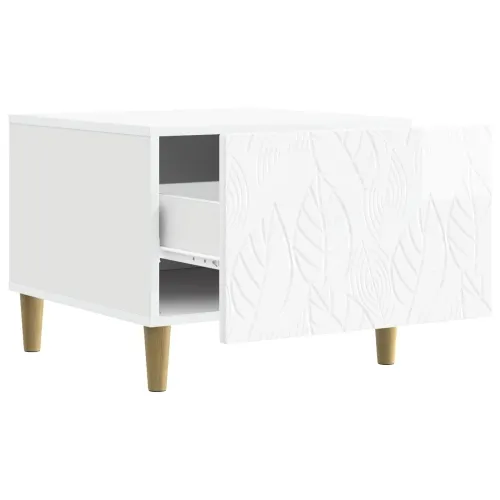 Stolić za kavu Bijela visokog sjaja 50 x 49 x 40 cm - Bijela visokog sjaja Cijena