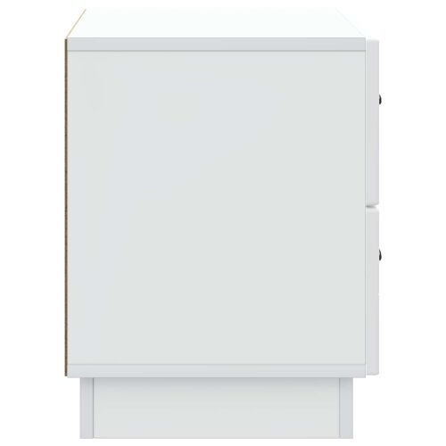 Noćni ormar Bijela 62 x 34,5 x 44,5 cm Konstruirano drvo - Bijela Cijena