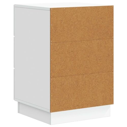 Noćni ormar Bijela 43 x 41 x 63,5 cm Konstruirano drvo - Bijela Cijena