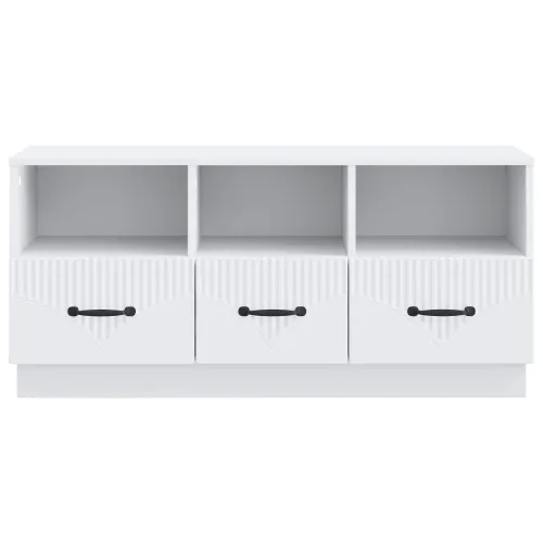 TV ormar s ladicama Bijela 102 x 34,5 x 47 cm Konstruirano drvo - Bijela Cijena