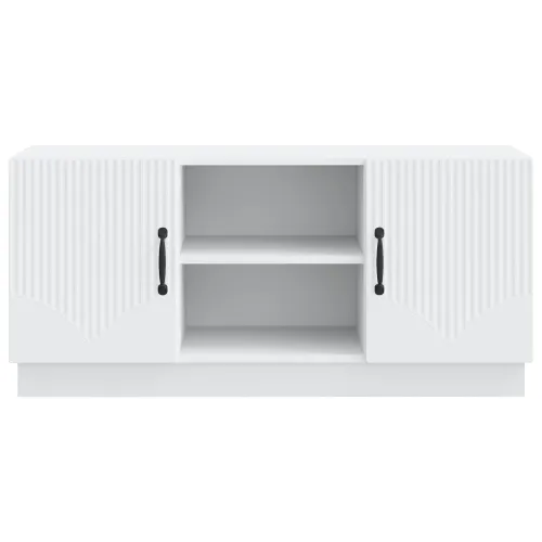 TV ormar Bijela 102 x 34,5 x 47 cm Konstruirano drvo - Bijela Cijena
