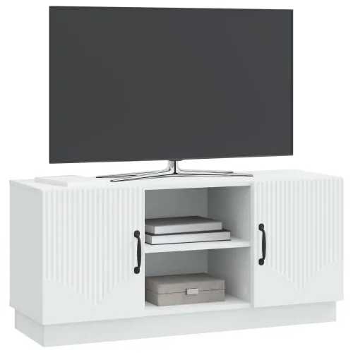 TV ormar Bijela 102 x 34,5 x 47 cm Konstruirano drvo - Bijela Cijena