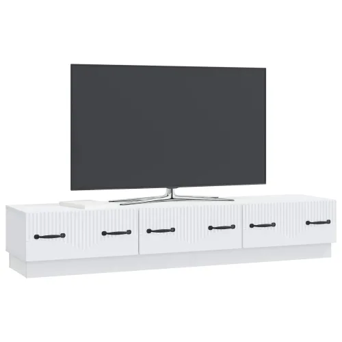 TV ormar s ladicama Bijela 147 x 34,5 x 27 cm Konstruirano drvo - Bijela Cijena