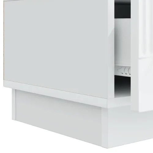 TV ormar s ladicama Bijela 147 x 34,5 x 27 cm Konstruirano drvo - Bijela Cijena