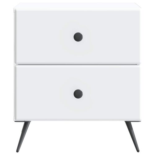 Noćni ormar Bijela 43 x 34,5 x 47,5 cm Konstruirano drvo - Bijela 1 Cijena