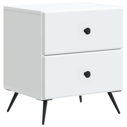 Noćni ormar Bijela 43 x 34,5 x 47,5 cm Konstruirano drvo - Bijela 1 Cijena