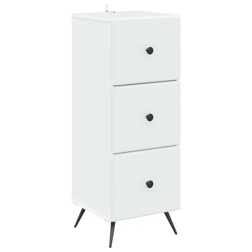 Ormar s ladicama Bijela 33 x 34,5 x 90 cm Konstruirano drvo - Bijela Cijena