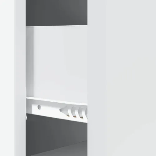 Ormar s ladicama Bijela 33 x 34,5 x 90 cm Konstruirano drvo - Bijela Cijena